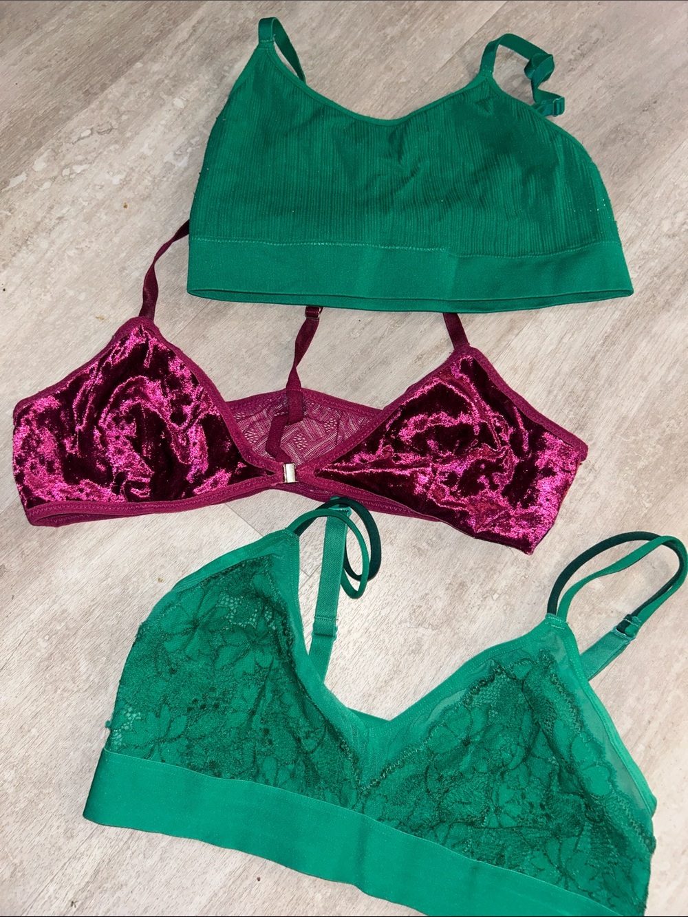 Bundle 3 Bralettes